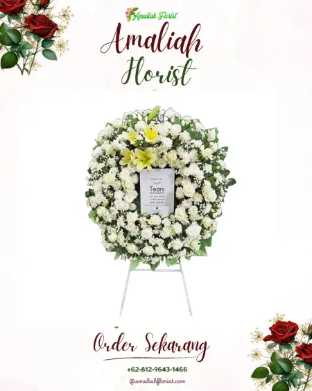 Krans Bunga Duka Sukamentri
